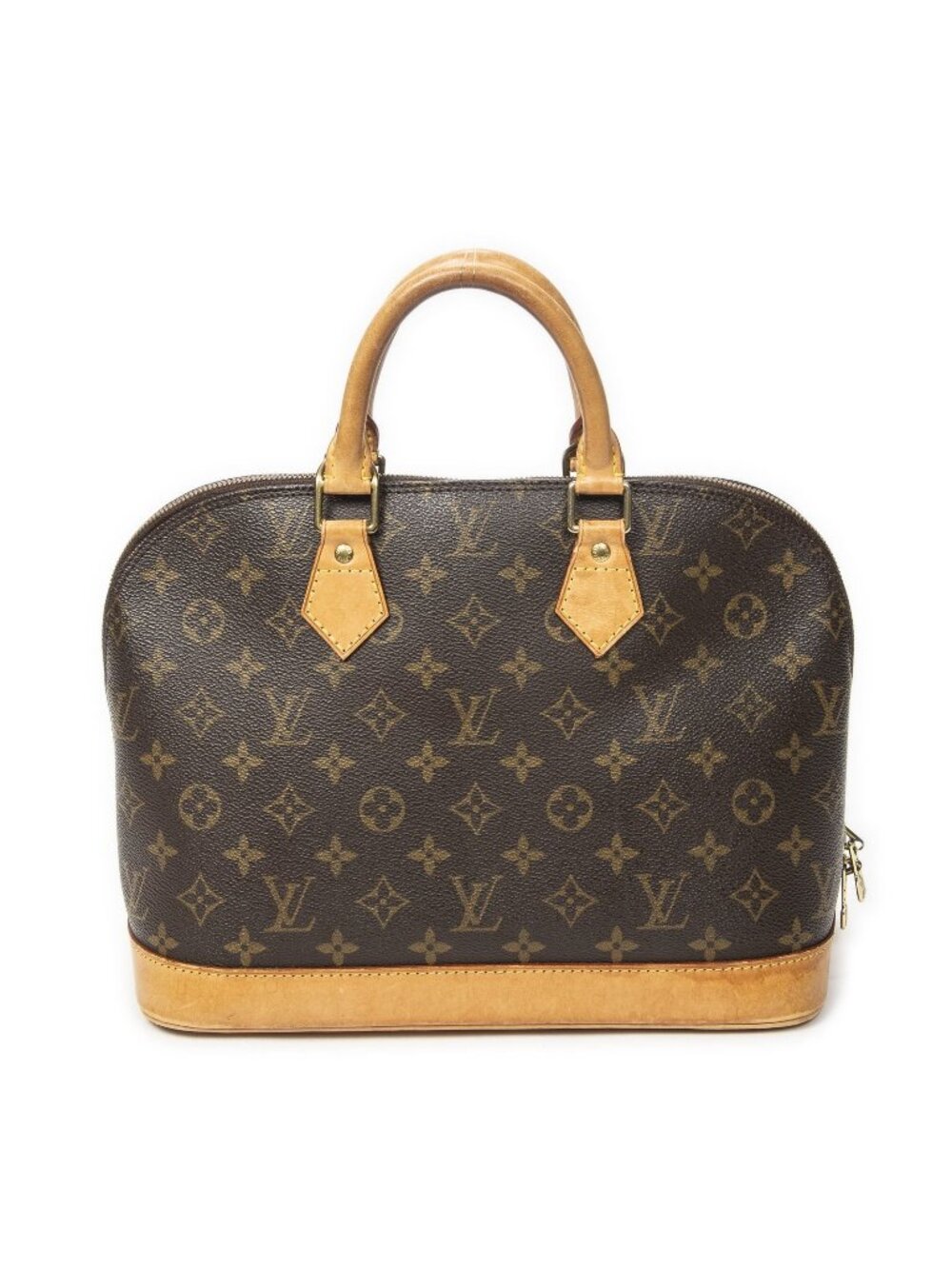 Louis Vuitton Alma Brown Monogram Canvas Handbag